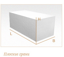 Газобетонный блок ГРАС D600, B2.5, 600x250x200 мм