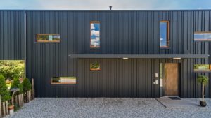 Алюминиевая кровля Система PREFALZ 47 Серая патина Prefa